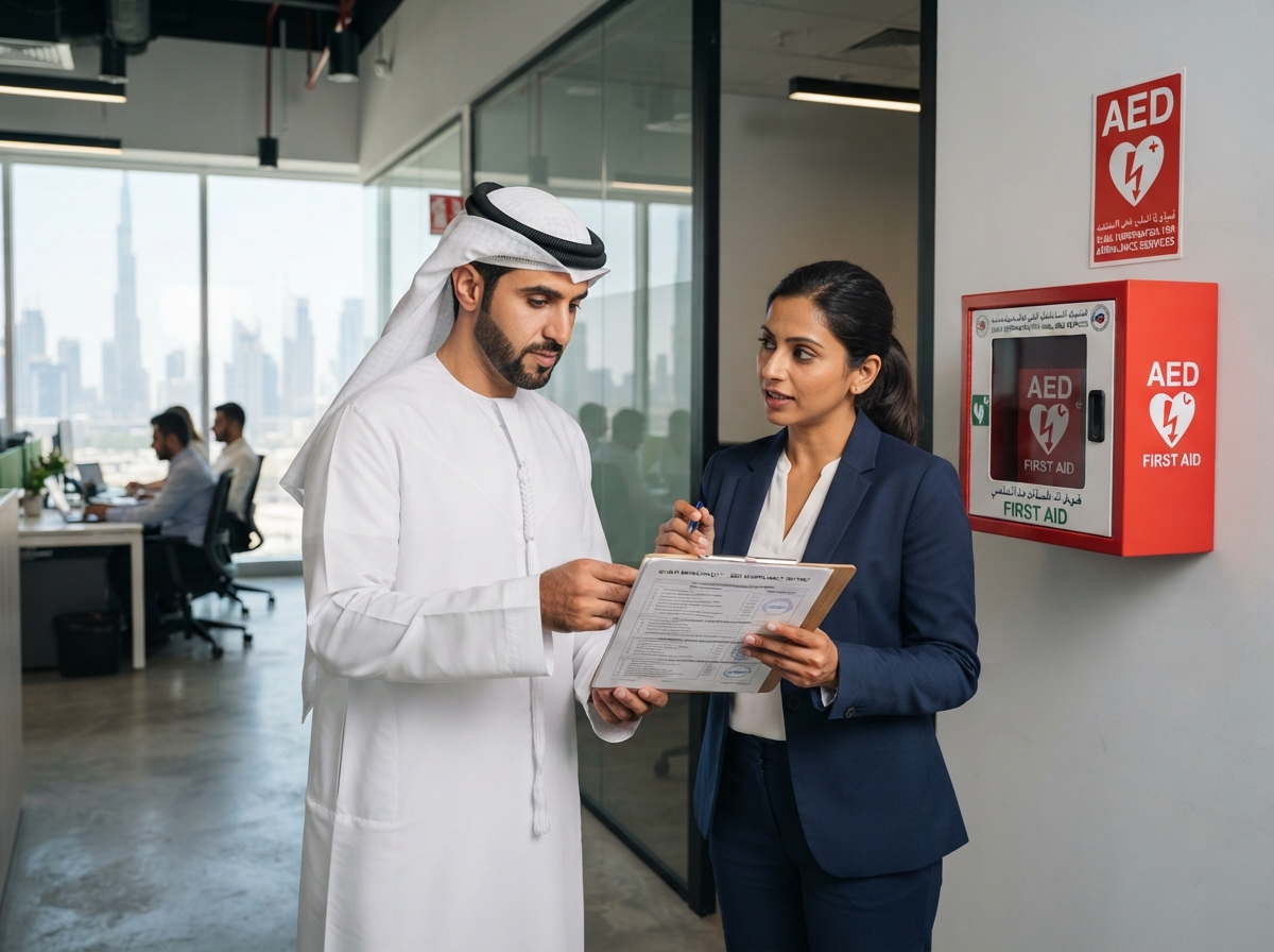 UAE Regulations on AED Placement in Public Buildings